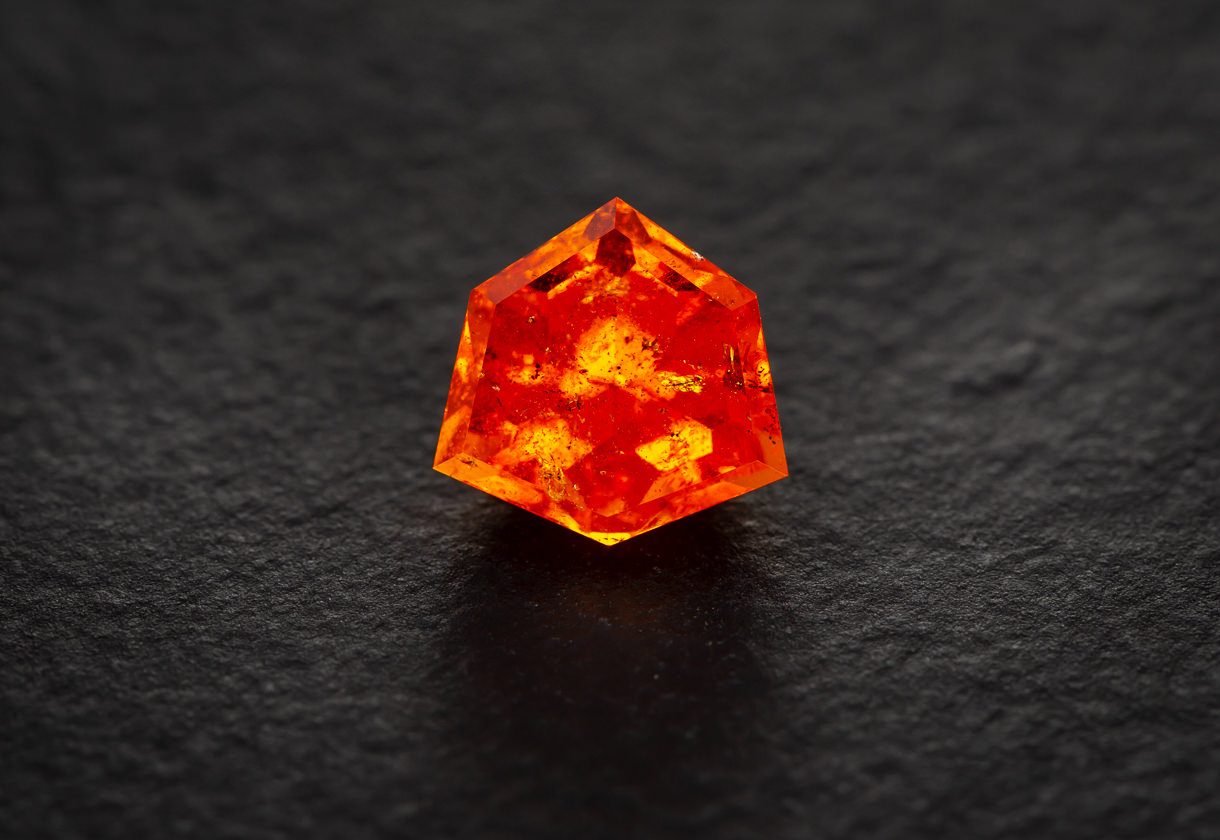 Mandaringranat, 5.29ct 11 x 9.3 mm